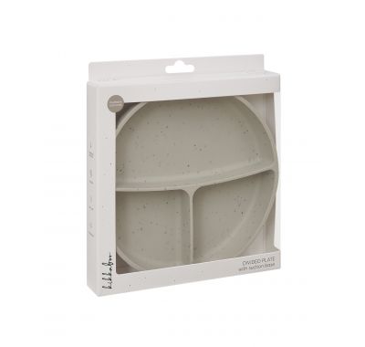 Πιάτο Kikka Boo με χωρίσματα και βάση με βεντούζα Platinum Silicone Sand στο Bebe Maison