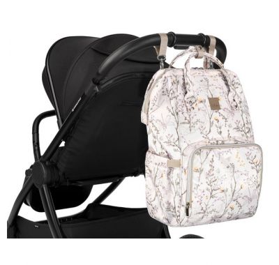 Τσάντα αλλαξιέρα / σακίδιο πλάτης Kikka Boo Siena Luxe Secret Garden Beige στο Bebe Maison