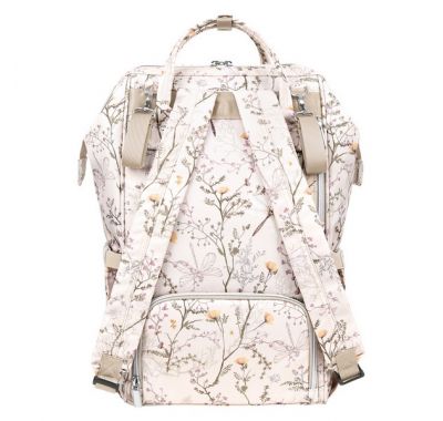 Τσάντα αλλαξιέρα / σακίδιο πλάτης Kikka Boo Siena Luxe Secret Garden Beige στο Bebe Maison