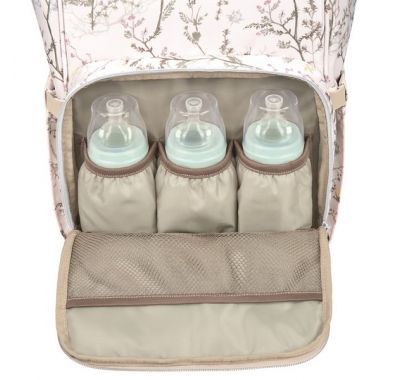 Τσάντα αλλαξιέρα / σακίδιο πλάτης Kikka Boo Siena Luxe Secret Garden Beige στο Bebe Maison