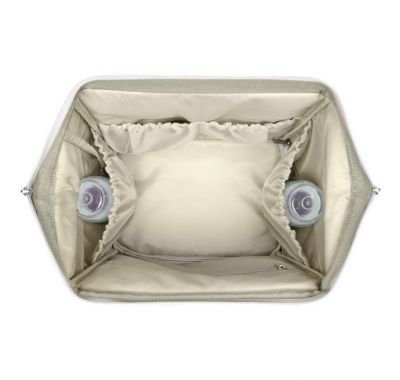 Τσάντα αλλαξιέρα / σακίδιο πλάτης Kikka Boo Siena Luxe Secret Garden Beige στο Bebe Maison