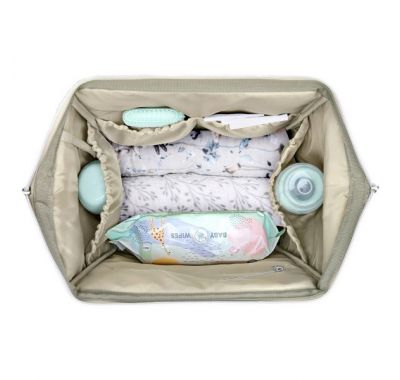 Τσάντα αλλαξιέρα / σακίδιο πλάτης Kikka Boo Siena Luxe Secret Garden Beige στο Bebe Maison