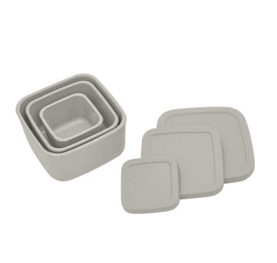 Σετ παιδικά δοχεία για σνακ Kikka Boo Platinum Silicone Sand 3τμχ στο Bebe Maison