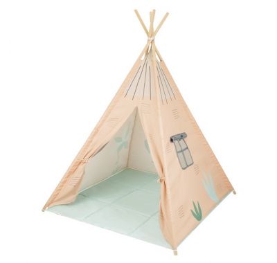 Παιδική σκηνή teepee με στρωματάκι Orange House στο Bebe Maison
