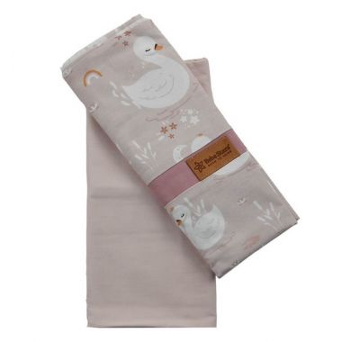 Σετ Σεντόνια για λίκνο 2τμχ Bebe Stars Swan 307-314 στο Bebe Maison