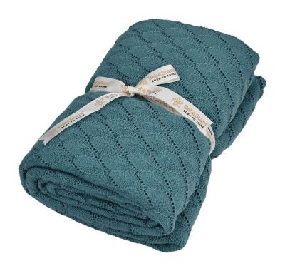 Κουβέρτα κρεβατιού Bebe Stars πλεκτή green στο Bebe Maison