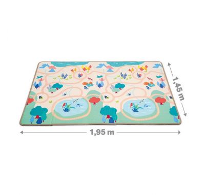 Δάπεδο ασφαλείας Ludi αναδιπλούμενο διπλής όψης 195x145 εκ. στο Bebe Maison