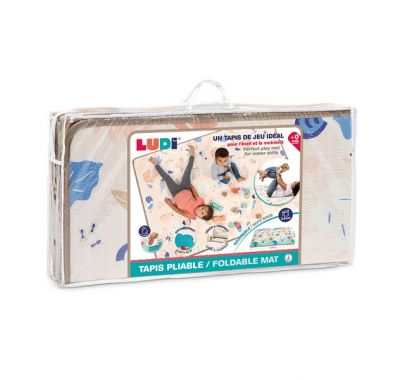 Δάπεδο ασφαλείας Ludi αναδιπλούμενο διπλής όψης 195x145 εκ. στο Bebe Maison