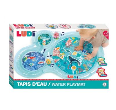 Βρεφικό χαλί δραστηριοτήτων Ludi με νερό "Θαλάσσιος Κόσμος" γαλάζιο στο Bebe Maison