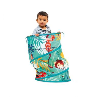 Κύβος-σκηνή παιχνιδιού pop-up Ludi με τούνελ και 30 μπαλάκια "Ζούγκλα" στο Bebe Maison