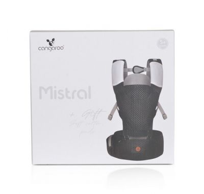 Μάρσιπος Cangaroo Mistral gray στο Bebe Maison