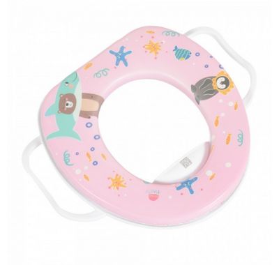 Εκπαιδευτικό στεφάνι τουαλέττας Moni Wiggle pink στο Bebe Maison