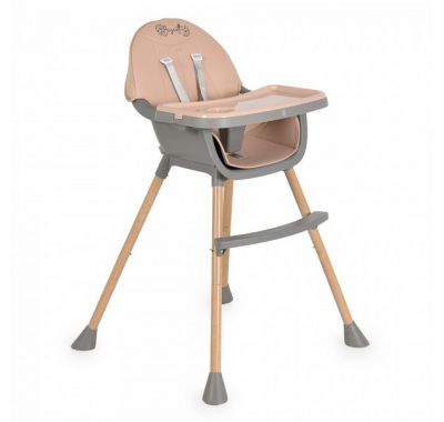 Καρέκλα φαγητού Moni Biscotti 2 in 1 pink στο Bebe Maison