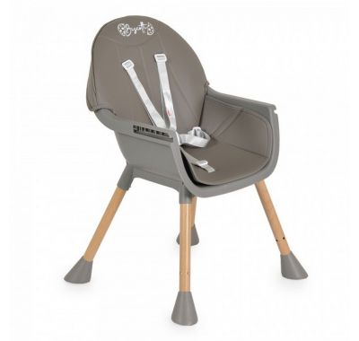 Καρέκλα φαγητού Moni Biscotti 2 in 1 grey στο Bebe Maison