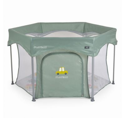 Παρκοκρέβατο πολύγωνο Cangaroo Playbox green στο Bebe Maison