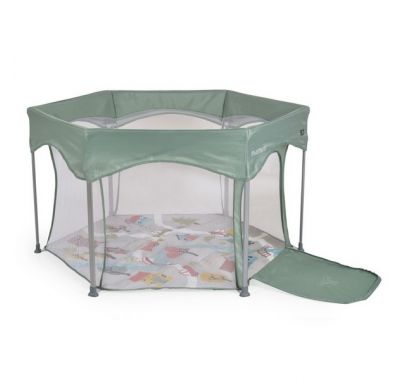 Παρκοκρέβατο πολύγωνο Cangaroo Playbox green στο Bebe Maison