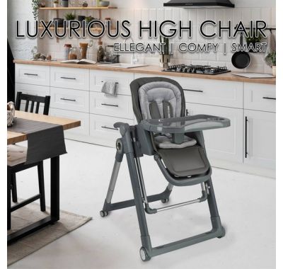 Καρέκλα Φαγητού-Κούνια Bebe Stars Yum-Yum 2σε1 Grey 870-186 στο Bebe Maison