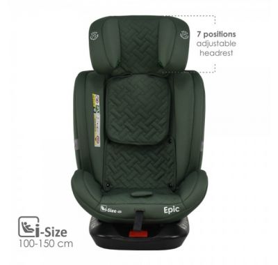 Παιδικό κάθισμα αυτοκινήτου Bebe Stars i-Size 40-150 εκ. Epic Isofix 360° Forest Green στο Bebe Maison