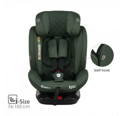 Παιδικό κάθισμα αυτοκινήτου Bebe Stars i-Size 40-150 εκ. Epic Isofix 360° Forest Green στο Bebe Maison