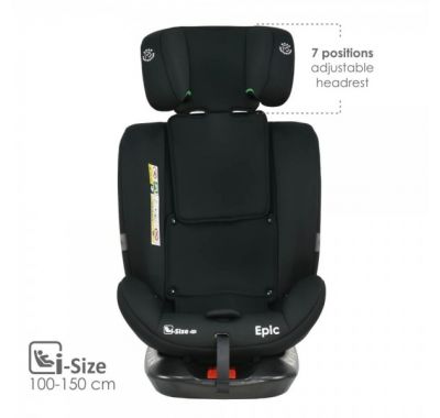 Παιδικό κάθισμα αυτοκινήτου Bebe Stars i-Size 40-150 εκ. Epic Isofix 360° Black στο Bebe Maison