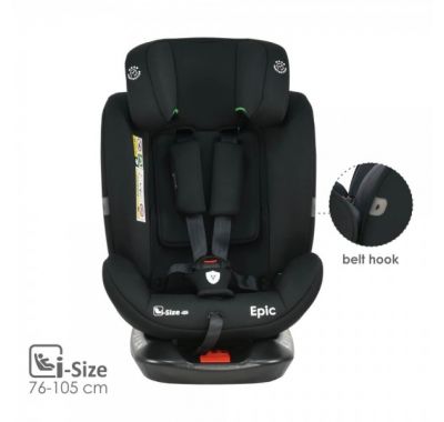 Παιδικό κάθισμα αυτοκινήτου Bebe Stars i-Size 40-150 εκ. Epic Isofix 360° Black στο Bebe Maison