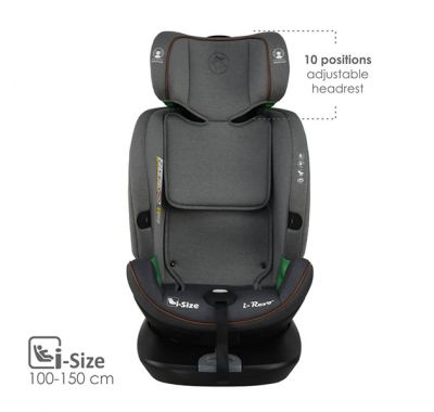 Κάθισμα αυτοκινήτου Bebe Stars i-Revo i-Size 360° Grey 906-186 στο Bebe Maison