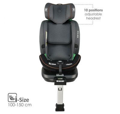Κάθισμα Αυτοκινήτου Bebe Stars i-Apex i-Size 360° Grey 916-186 στο Bebe Maison