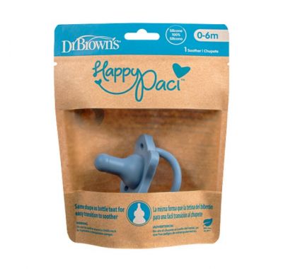 Πιπίλα Dr Brown όλο σιλικόνη σιέλ 0+ στο Bebe Maison