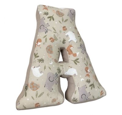 Διακοσμητικό μαξιλάρι Catriss  μονόγραμμα 45εκ Woodland Tale στο Bebe Maison