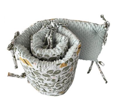 Προστατευτική πάντα 2.1μ Catriss Minty Jungle στο Bebe Maison