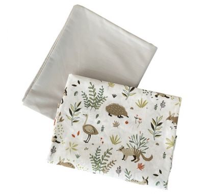 Σετ σεντόνια κούνιας Catriss Grey Whisper στο Bebe Maison