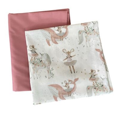 Σετ σεντόνια κούνιας Catriss Rose Fantasy στο Bebe Maison