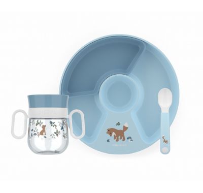 Βρεφικό σετ φαγητού Little Dutch 3 τεμαχίων Mio Forest Friends στο Bebe Maison