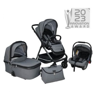 Πολυκαρότσι 3 σε 1 Bebe Stars Nammas grey out of the box στο Bebe Maison