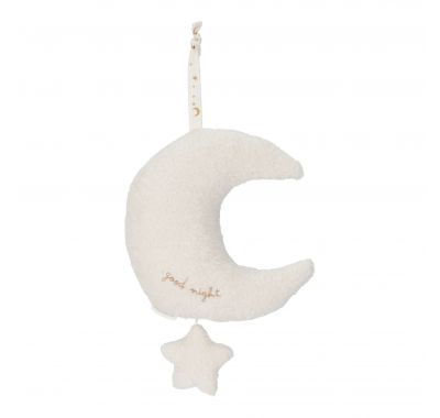 Υφασμάτινο μουσικό φεγγαράκι Little Dutch Newborn Naturals στο Bebe Maison