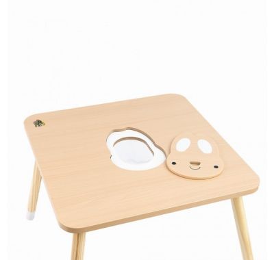 Ξύλινο τραπέζι Moni Cute Bunny με 2 καρέκλες στο Bebe Maison