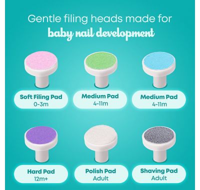 Ηλεκτρική Βρεφική Λίμα Dovadi με 6 Ανταλλακτικές Κεφαλές στο Bebe Maison