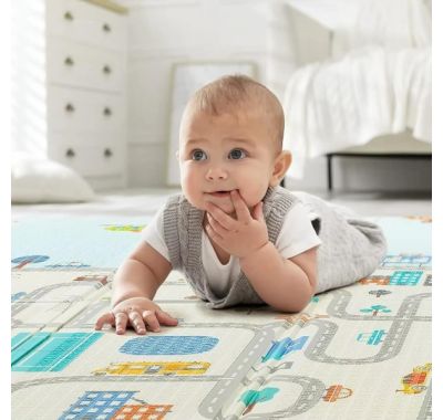 Χαλάκι δραστηριοτήτων Bebe Stars διπλής όψης 150x150x1 100-503 στο Bebe Maison