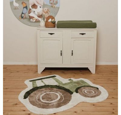 Χαλί δωματίου Little Dutch Tractor με υπόστρωμα latex 100x110 στο Bebe Maison