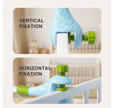 Μουσικό κρεβατιού Bebe Stars με φως Cartoon Bear Blue στο Bebe Maison