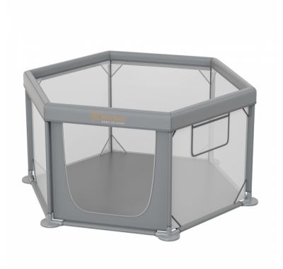 Παρκοκρέβατο Πολύγωνο Bebe Stars Nestilo Grey 889-100 στο Bebe Maison