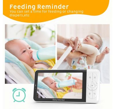 Ενδοεπικοινωνία με περιστρεφόμενη κάμερα & W-Fi Bebe Stars 5″ 9507 στο Bebe Maison