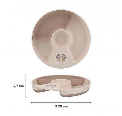 Παιδικό πιατάκι με χωρίσματα Little Dutch Mio Little Farm στο Bebe Maison