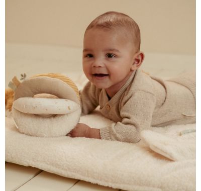 Παιδική υφασμάτινη μπάλα με χειρολαβές Little Dutch Newborn Naturals στο Bebe Maison