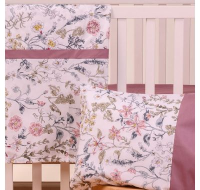 Σετ σεντόνια κούνιας Abo Flower Garden 3τμχ στο Bebe Maison
