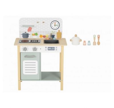Ξύλινη κουζίνα Hi Pando με 6 αξεσουάρ στο Bebe Maison