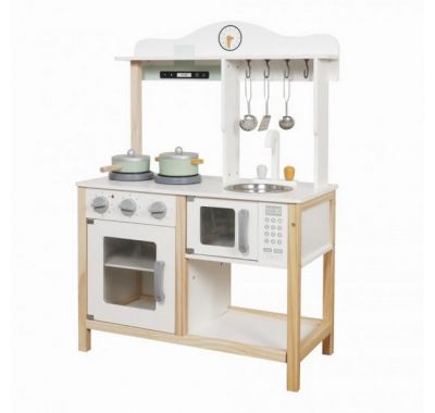 Ξύλινη κουζίνα Moni Nana με 6 αξεσουάρ στο Bebe Maison