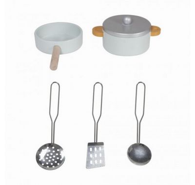 Ξύλινη κουζίνα Moni Nana με 6 αξεσουάρ στο Bebe Maison