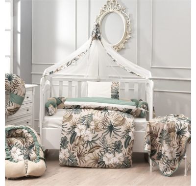 Σετ προίκας Abo Tropical Leaves 3τμχ στο Bebe Maison
