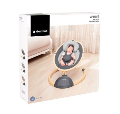 Ηλεκτρική κούνια ρηλάξ Kikka Boo Ashlee Dark Grey 2025 στο Bebe Maison